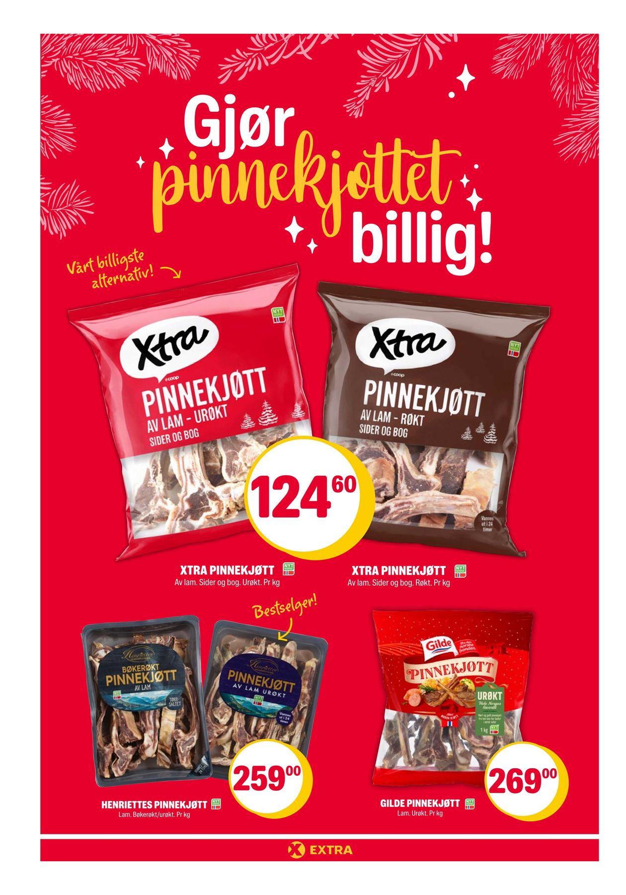 Pinnekjøtt hos Coop Extra i uke 50 2024
